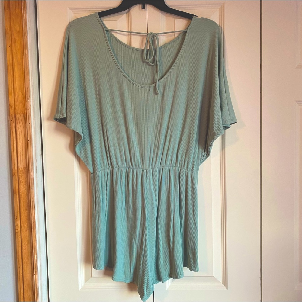 Pistachio Green Romper